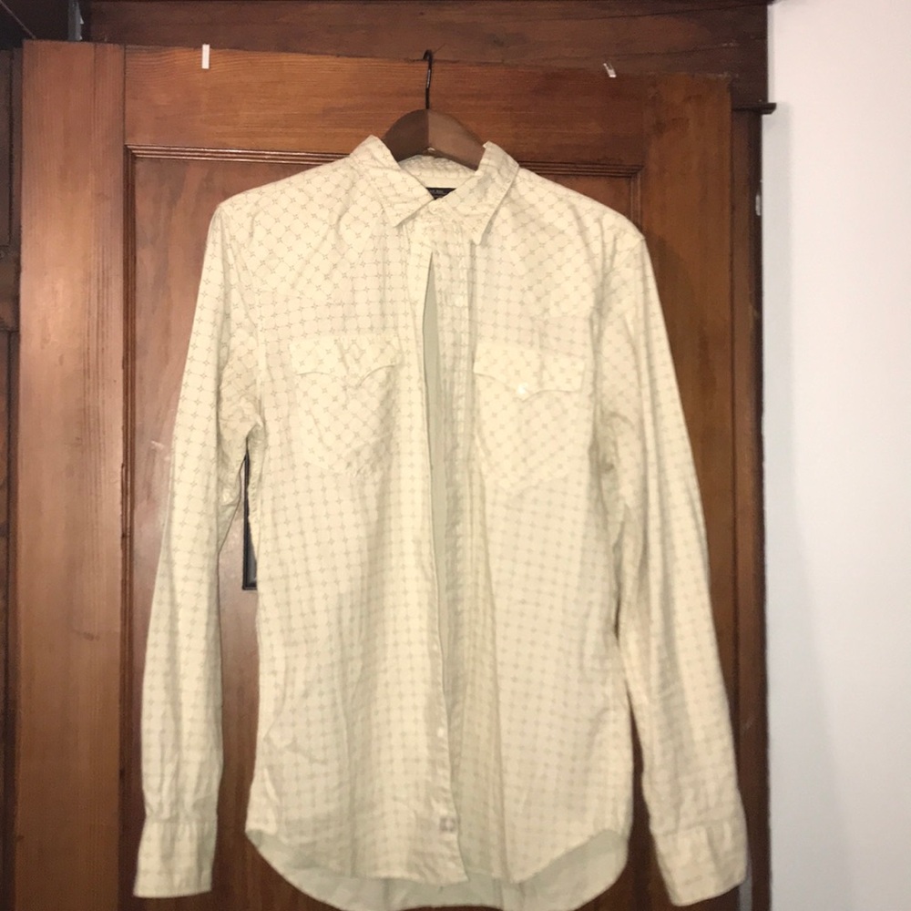 Men’s 100% cotton double RL button down shirt